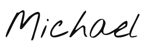 Handwritten signature 'Michael'